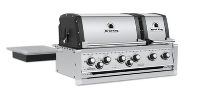 Broil King 6 - Burner Built In Gas Grill with Side Burner AQGW1202