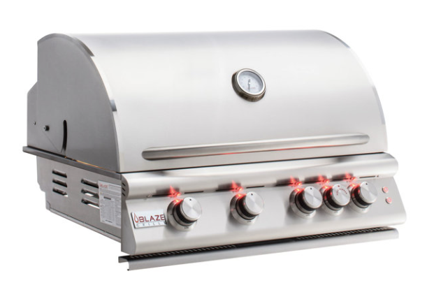 Blaze Grills 4 - Burner Built In Liquid Propane Gas Grill AAUS1091