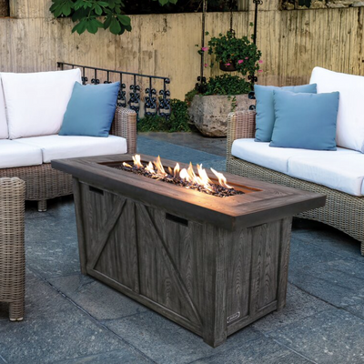 Sunbeam Grange Concrete Propane Gas Fire Pit Table TDCQ1267