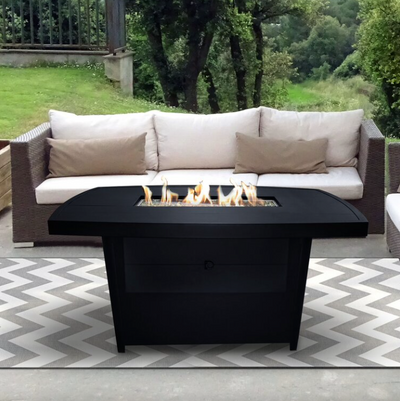 Sunbeam Edge Aluminum Propane/Natural Gas Fire Pit Table TDCQ1302