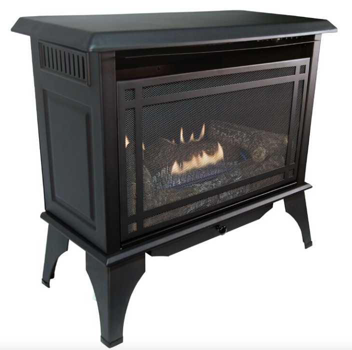 Comfort Glow The Monterey Propane (LP) or Natural Gas (NG) Vent-Free 30,000 BTU Gas Stove YHZ1021