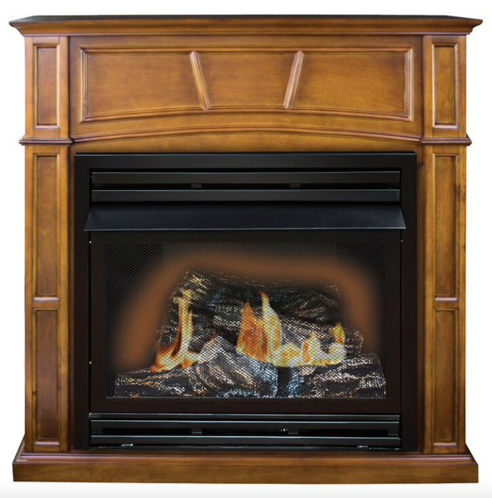 Comfort Glow The Savannah Remote Controlled Vent Free Gas Fireplace, 30,000 Btu Comfort Glow The Savannah Remote Controlled Vent Free Gas Fireplace, 30,000 Btu YHZ1018