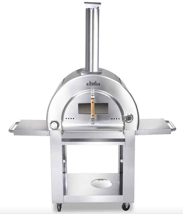 Big Horn Outdoors Stainless Steel Freestanding Propane Pizza Oven FAMU1013